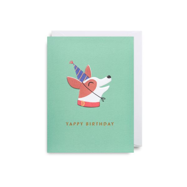 Kartka urodzinowa dla miłośnika psów YAPPY B-DAY 