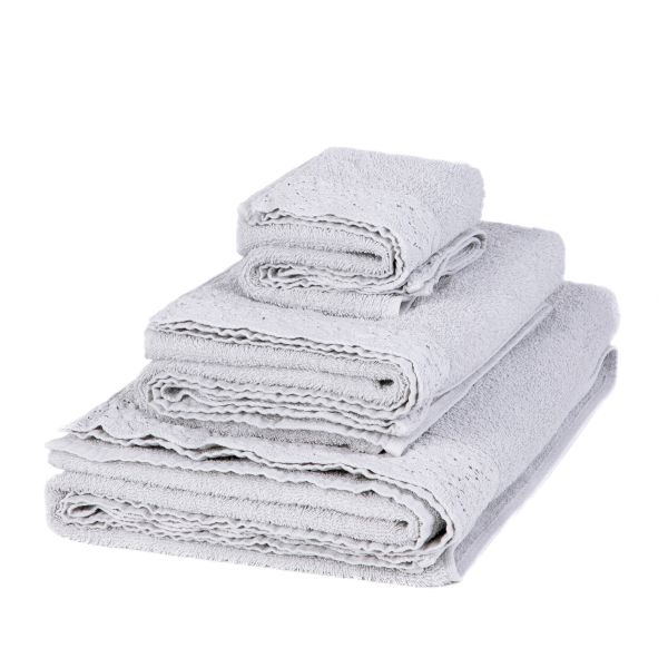 Komplet ręczników NA PREZENT szarych 70x140+50x100+30x50 CM