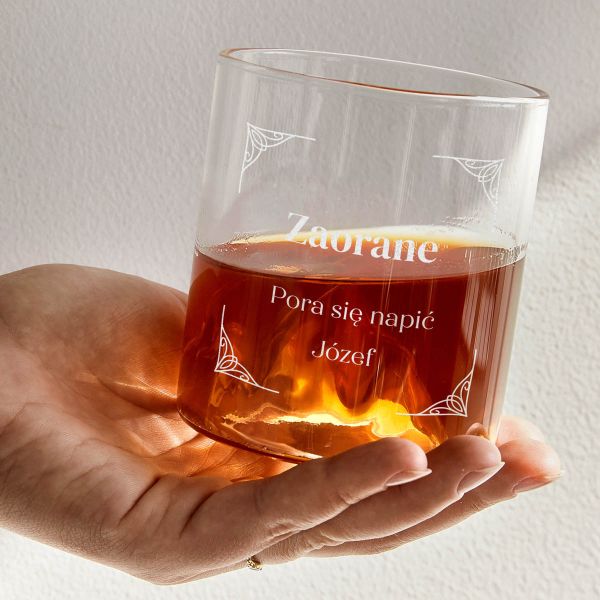 Szklanka do whisky z personalizacją PREZENT DLA ROLNIKA