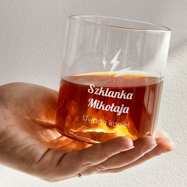 Grawerowana szklanka do whisky PREZENT DLA ELEKTRYKA