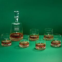 Zestaw szklanek do whisky Krosno 7 el. PREZENT NA PARAPETÓWKĘ z grawerem