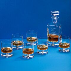 Grawerowany zestaw do whisky 7 el. PREZENT DLA TEŚCIA z personalizacją