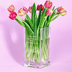 Personalizowany wazon na kwiaty 20 cm PREZENT NA PARAPETÓWKĘ