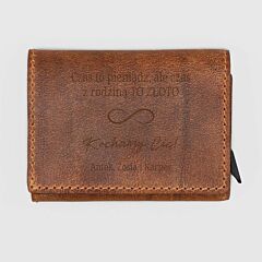 Personalizowany portfel skórzany PREZENT NA ŚWIĘTA
