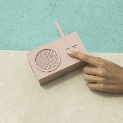 Głośnik TYKHO Bluetooth 3 W różowy NA PREZENT z funkcją radio FM 