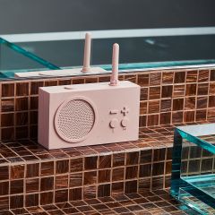 Głośnik TYKHO Bluetooth 3 W różowy NA PREZENT z funkcją radio FM 
