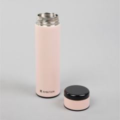 Grawerowana butelka termiczna różowa PREZENT NA URODZINY DLA NIEJ