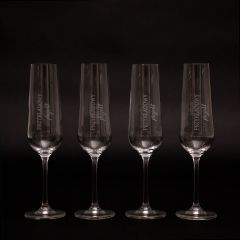 Personalizowany zestaw kieliszków do szampana PREZENT DLA LEKARZA