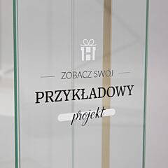 Personalizowana złota latarnia PREZENT DLA MAMY