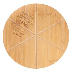 Deska z nożykiem do serwowania pizzy personalizowana NA DZIEŃ BABCI I DZIADKA
