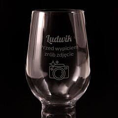 szklanka do piwa z grawerem DLA FOTOGRAFA