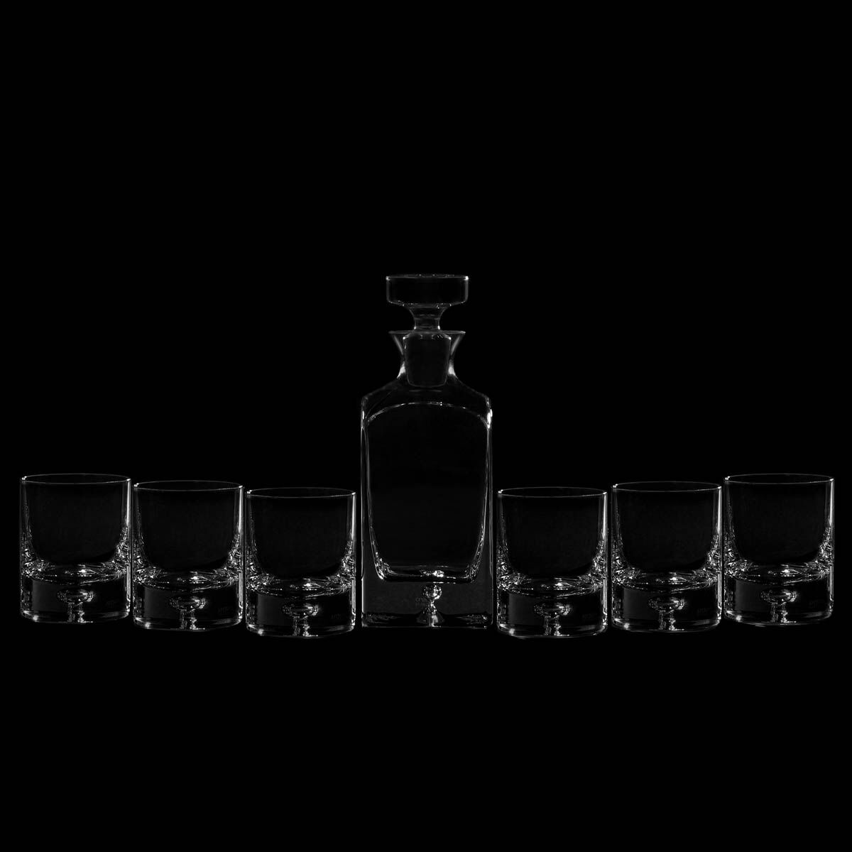 Grawerowany zestaw do whisky Krosno 7 el. PREZENT DLA BARMANA z personalizacją