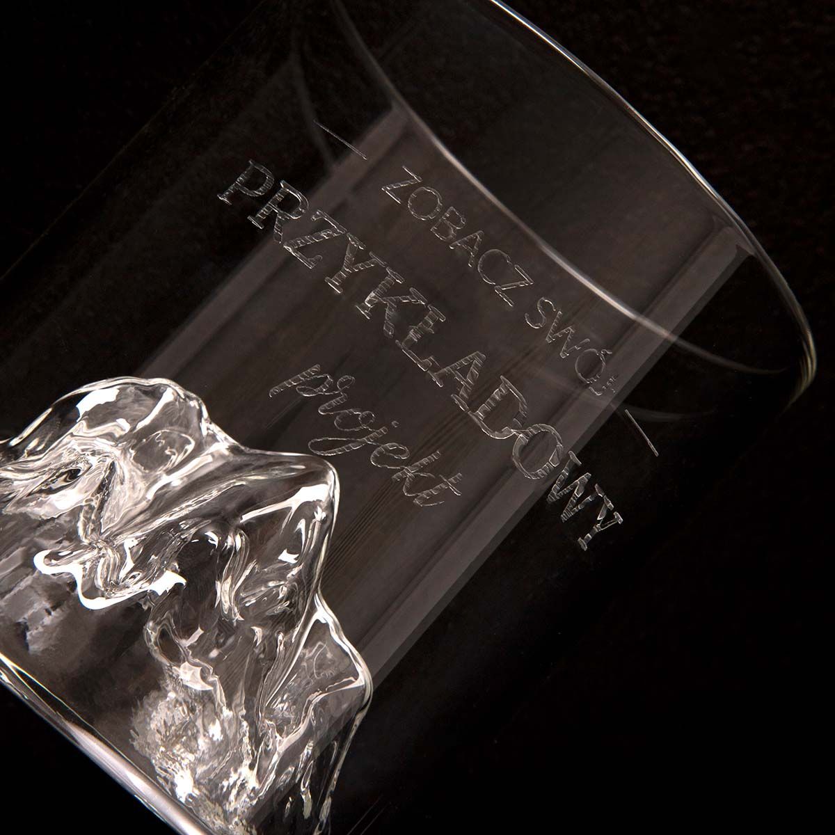 Personalizowany zestaw szklanek do whisky 2 szt. Z WŁASNYM GRAWEREM