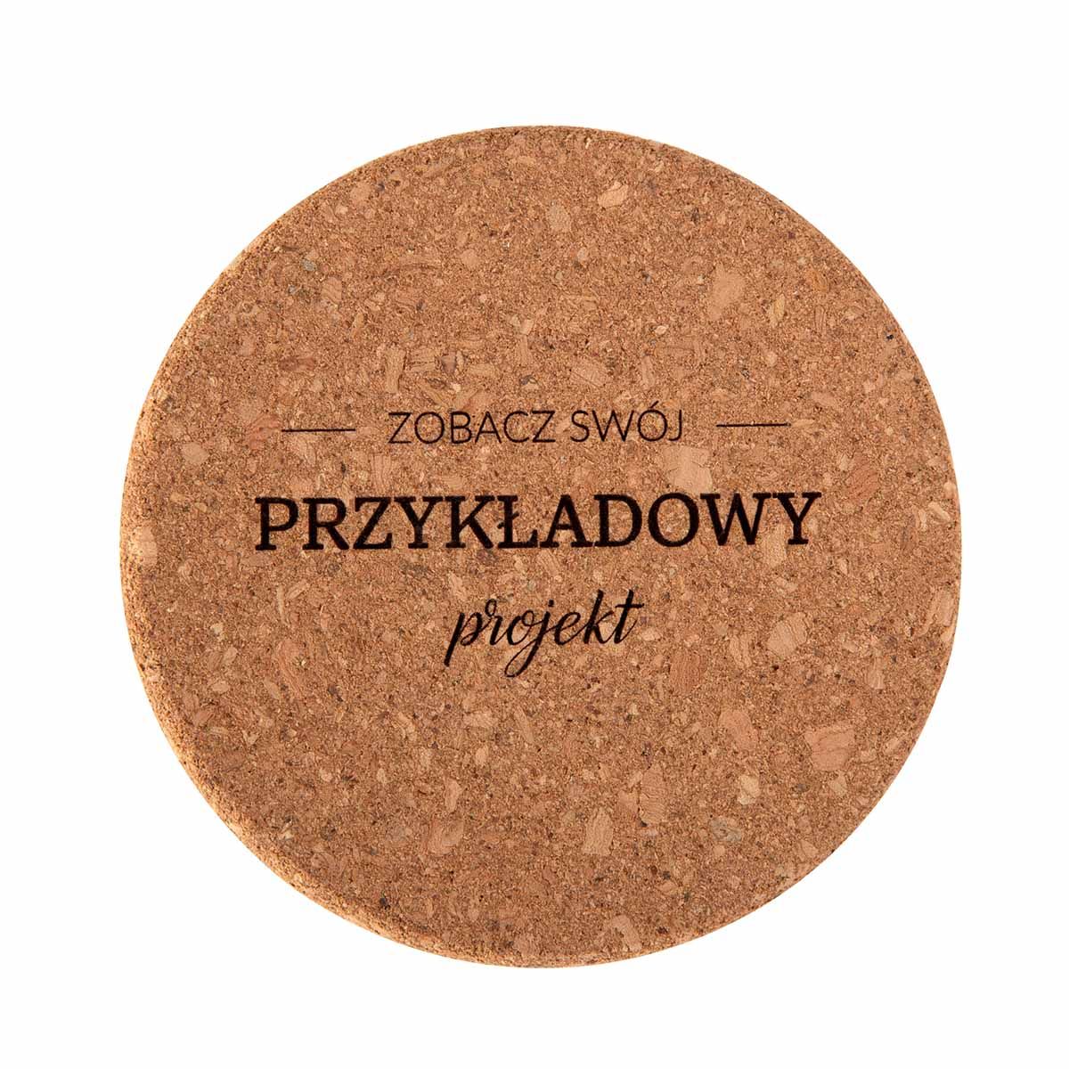 Personalizowana świeca zapachowa paczuli UPOMINEK NA ŚLUB