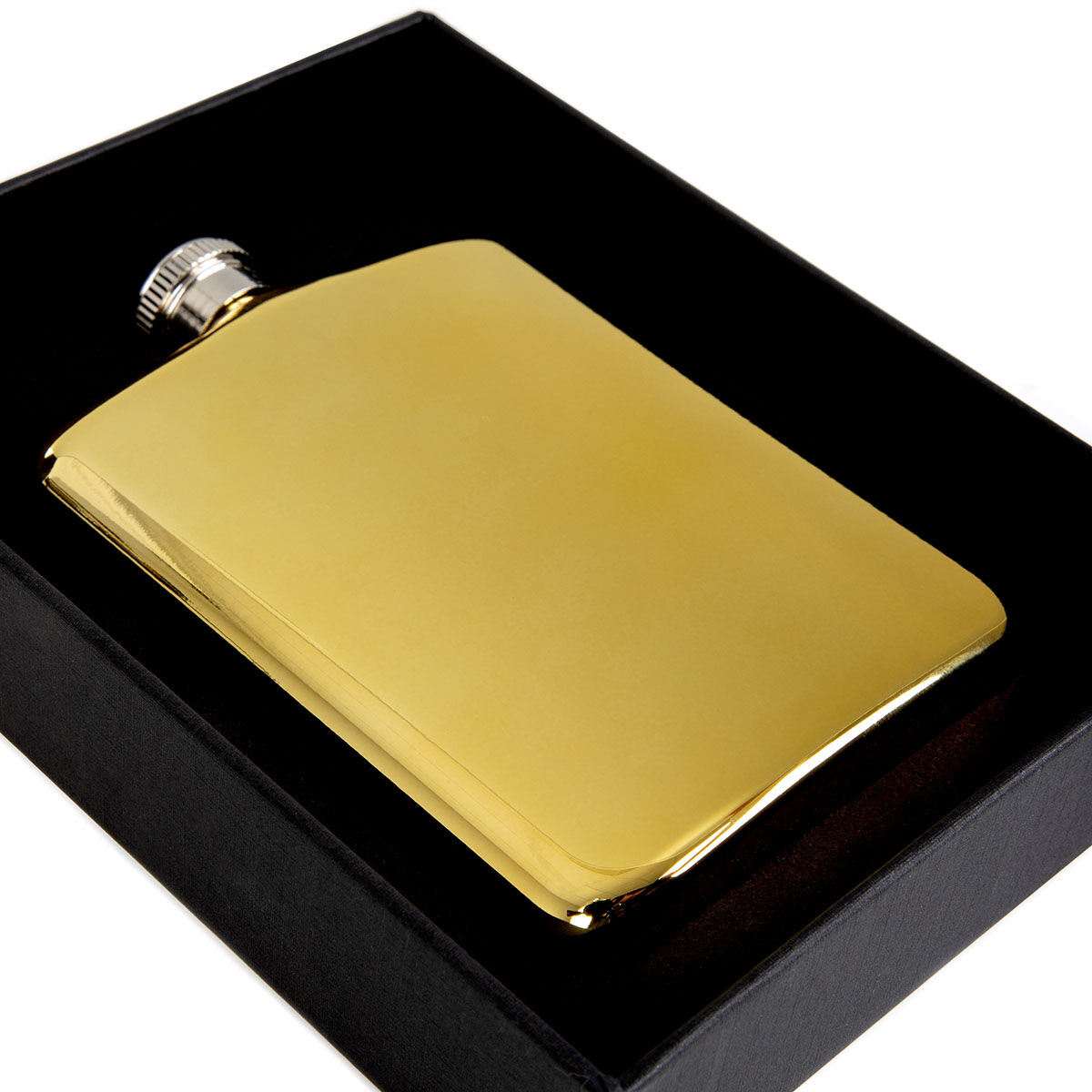 Personalizowana złota piersiówka PREZENT NA 60 URODZINY
