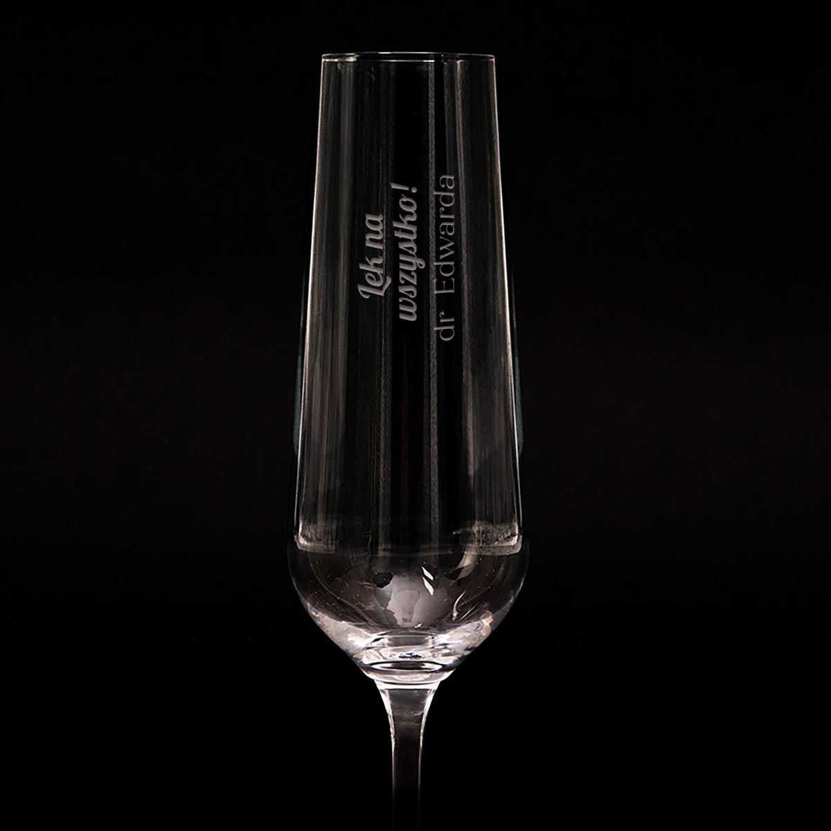 Personalizowany zestaw kieliszków do szampana PREZENT DLA LEKARZA