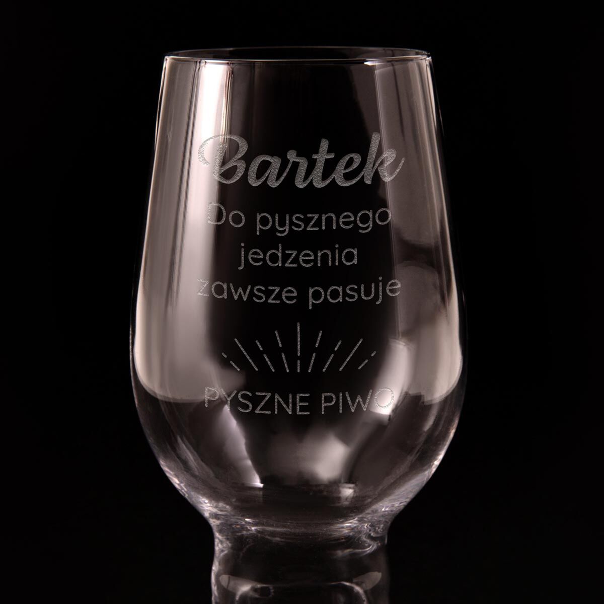 Personalizowana szklanka do piwa DLA KUCHARZA